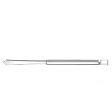 Borchardt Flat Trephine 5 mm Borchardt Shaft Stainless Steel, Diameter 2.2 mm Ø